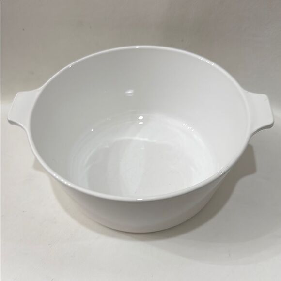Corningware White Ceramic Bakeware Serving 2 1/2 Quart 8 1/2 Round 3 1/2  In Ta - Picture 3 of 8
